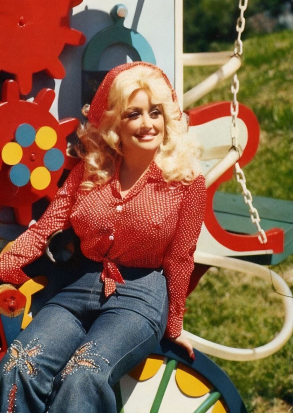 Dolly Parton Carnival 8โx10โ Reprint Photograph Memorabilia